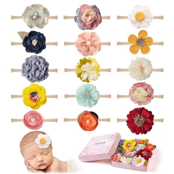 Baby Girls Headbands 15-Piece Set - Picture 1 of 5